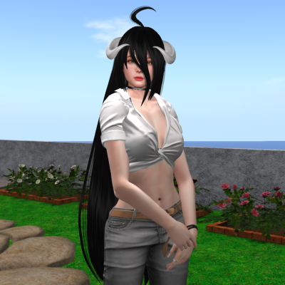 [^.^Ayashi^.^] Albedo hair (Horn & Ahoge)