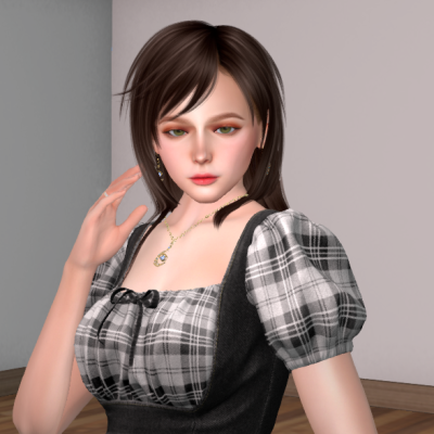 Sintiklia - Hair Tifa (Style 4)