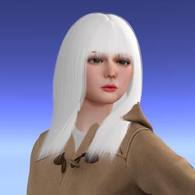 Ade - Whistle Hairstyle (Style 1) (Bangs)