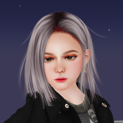 Moon. Hair // Petal (Style 1)