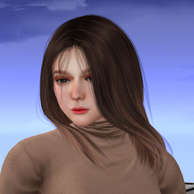 Wasabi // Wan Hair (with All Bangs) (Style 3)