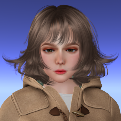 bonbon - serrated hair (Style 1) (R)