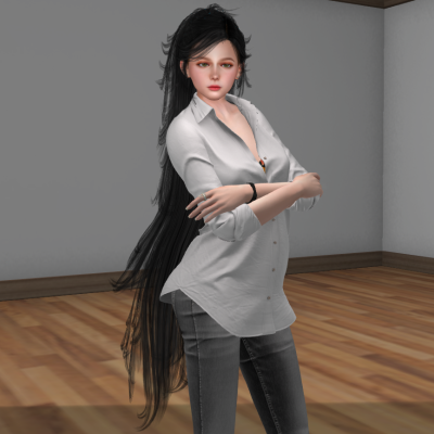 + Chaos Hair + {Aii & Ego's HAIR HELL} (Curvy Style) (Bangs)
