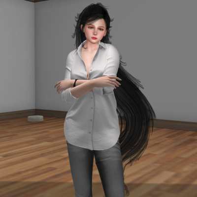 + Chaos Hair + {Aii & Ego's HAIR HELL} (Style 2) (Bangs)